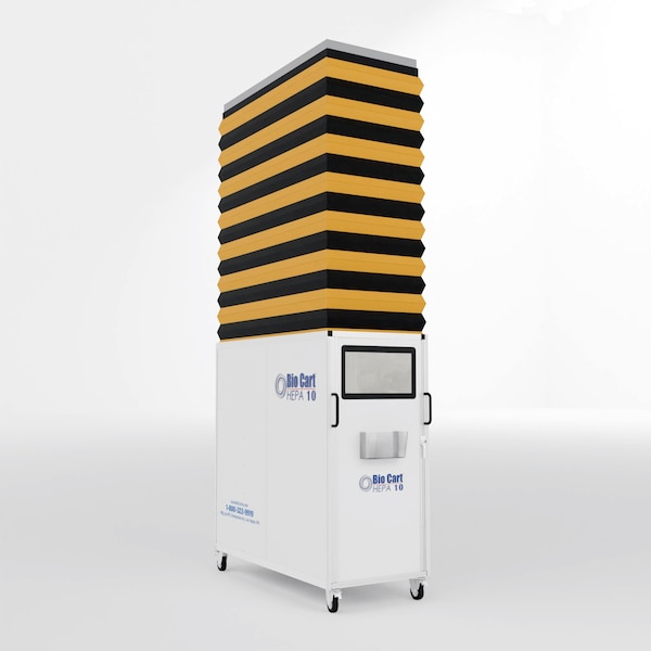Air-Care Bio Cart Hepa 10- Portable Containment Cart with Hepa Filtration FG0283 - main