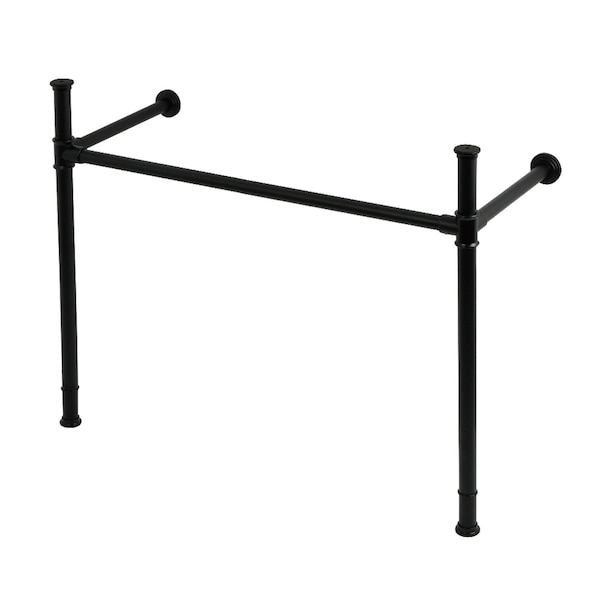 Kingston Brass Stainless Steel Console Sink Legs, Matte Black VPB34410 - main