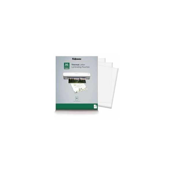 Fellowes Letter-Size Thermal Laminating Pouches, Sheet Size Supported: Letter 8.50in W x 11in L, 10PK 5744301 - main