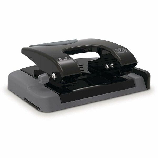 Swingline SmartTouch LowForce 2Hole Punch, Black SWI74135 - main