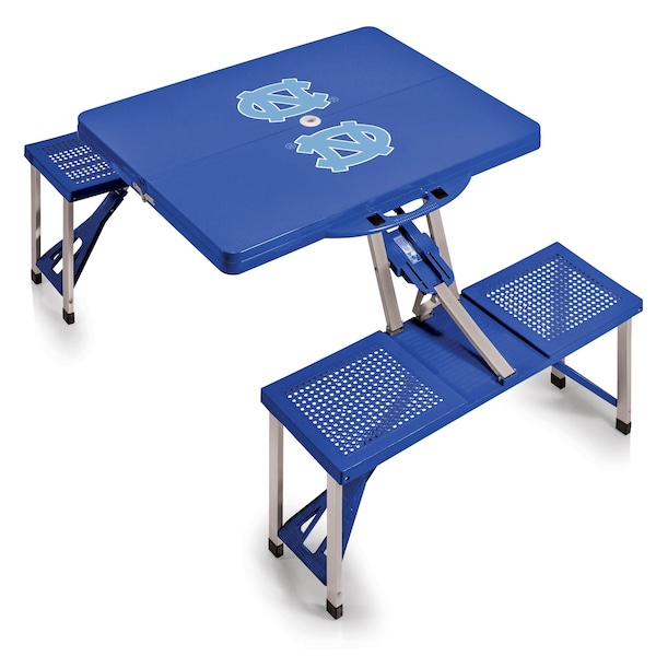 Picnic Time Family Of Brands North Carolina Tar Heels - Picnic Table Portable Folding Table 811-00-139-414-0 - main