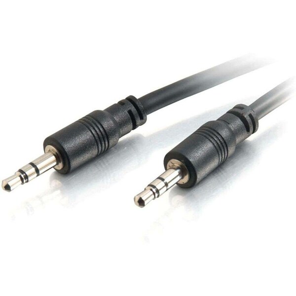 C2G 15FT 3.5MM STEREO AUDIO CABLE WITH LOW PROFILE CONNECTORS M/M - IN-WALL CMG-RATE 40106 - main