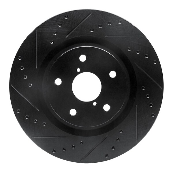 Dynamic Friction Co DFC Brake Rotor - Drilled and Slotted - Black 633-13045L - main