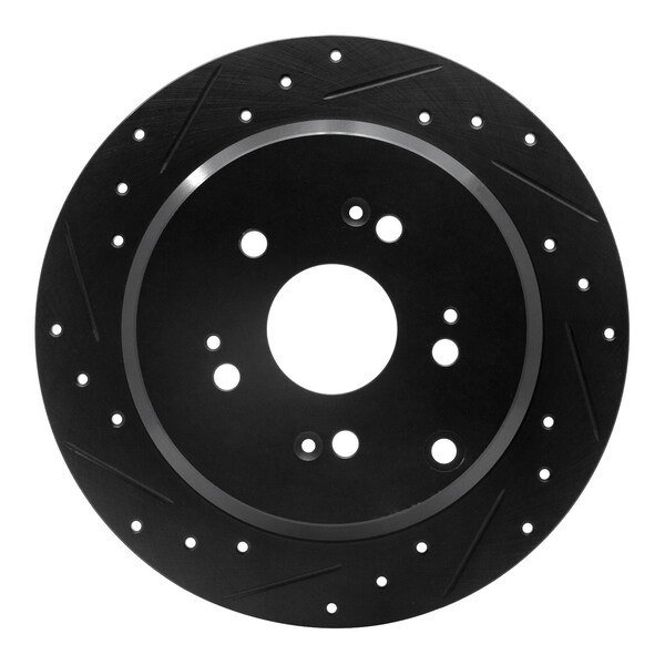 Dynamic Friction Co DFC Brake Rotor - Drilled and Slotted - Black 633-59048L - main