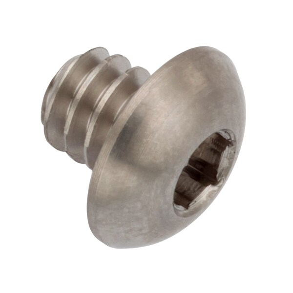Zoro Select #10-24 Socket Head Cap Screw, Button, Plain 18-8 Stainless Steel, 3/16 in Length ZBC223UNC - main