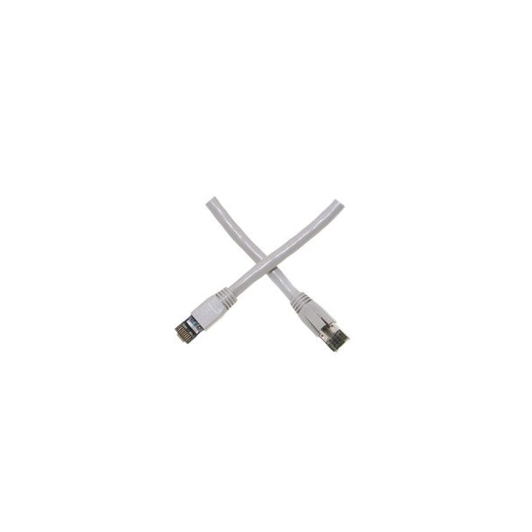 Cable Wholesale Cat8 Gray S/FTP Ethernet Patch Cable, Molded Boot, 40Gbps - 2000MHz, 4-Pair 24AWG Copper, RJ45 13X8-52125 - main