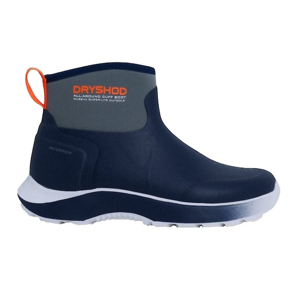 Dryshod Evalusion All Around Cuff Ankle Boot, Waterproof, Rubber, Comfortable, Navy/White, Women Size 6 EVA-WC-NV-006 - main