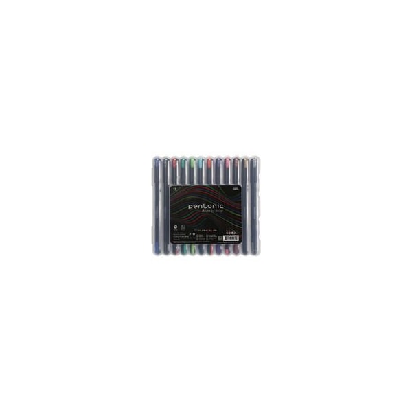 Pentonic Gel Pens, 1 mm Pen Point, Assorted Ink, Gel-based, 100PK PEN12185 - main