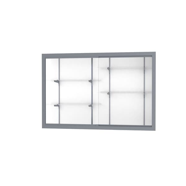 Ghent Recessed Wall Case 72x48x16, White 14406-WB-SN - main