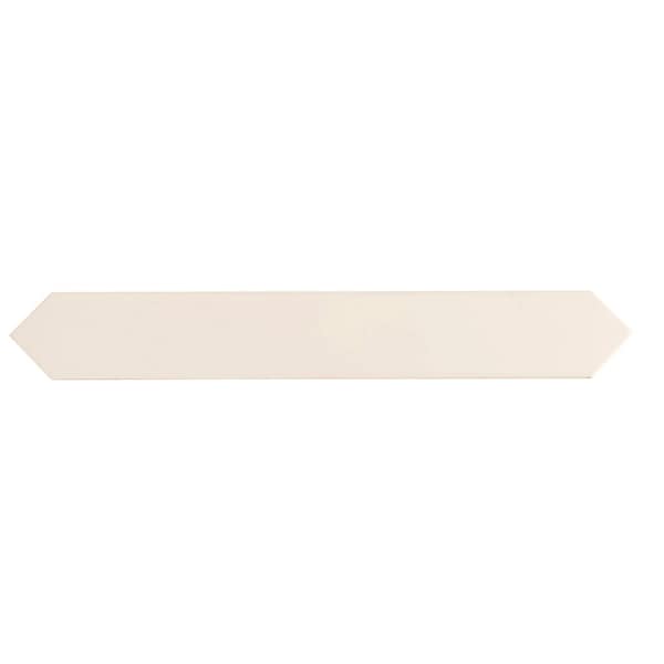 Apollo Tile Terralis 3 x 19 in. Glossy Pearl White Porcelain Picket Wall and Floor Tile 7.65 sq ft/case, 20PK UMB88BIAPKTA - main