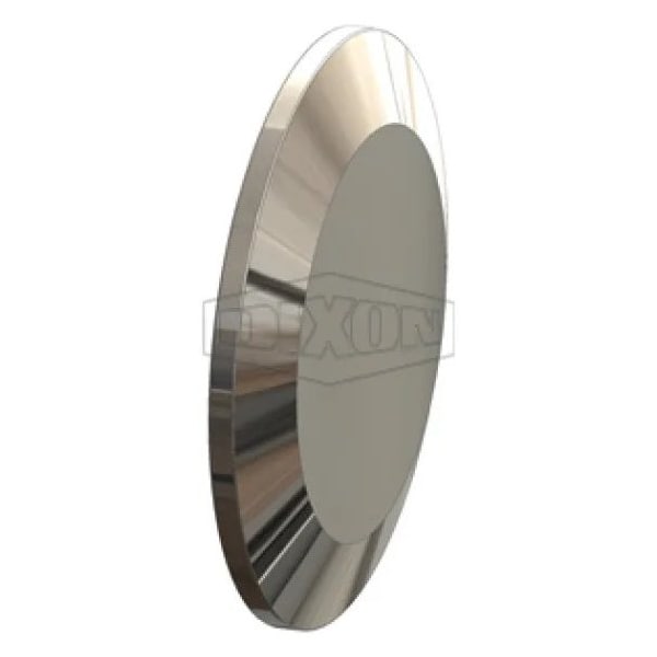 Dixon Bradford, T16AMP BioPharm Line High Purity Round Solid End Cap, 3 in Nominal, 316L Stainless Steel T16AMP-300PM - main