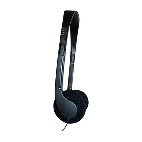 Avid Education AE-08 Lightweight Single Use Headphone with 3.5mm Plug, Black 2AE0-8STERE-O32 - main