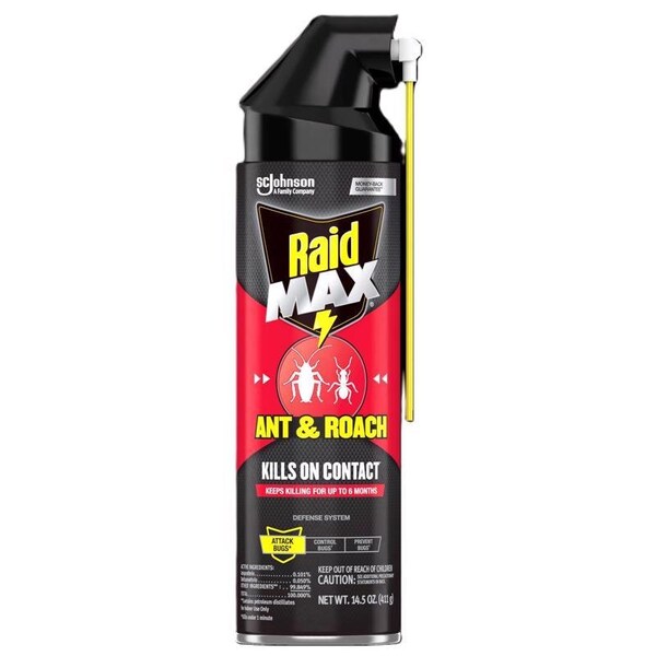 Sc Johnson SC Johnson 70261 MAX Raid MAX Ant & Roach 14.5 Oz Pack Of 6 70261 MAX - main