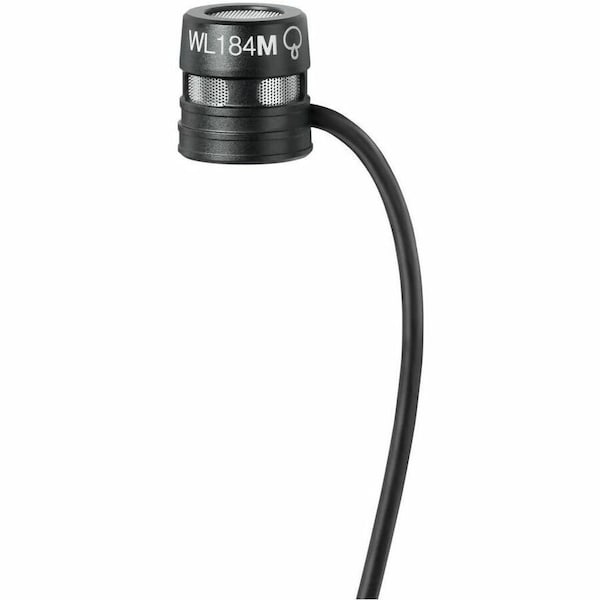Shure 1 CM CONDENSER LAVALIER FOR SPEECH APPLICATIONS WL184MB/S-TQG - main