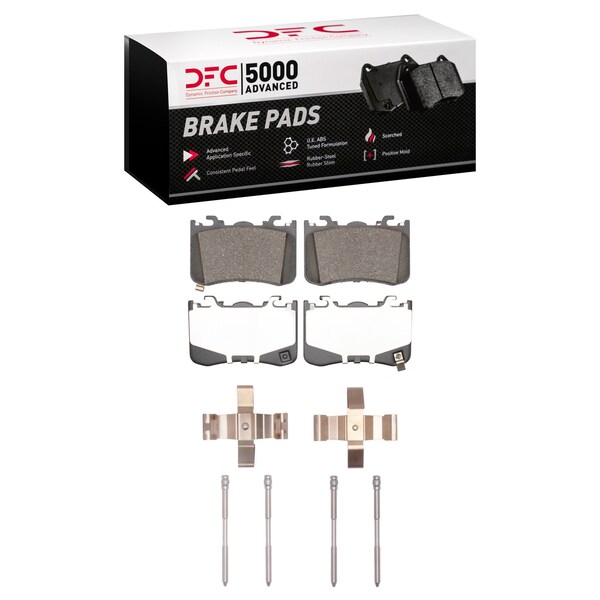 Dynamic Friction Co DFC 5000 Brake Pad 1551-2528-01 - main