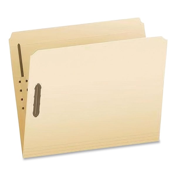 Pendaflex Manila Fastener Folders, Straight Tab, Expands 2", 2 Fasteners, Letter Size, Manila, 50PK FM212 - main
