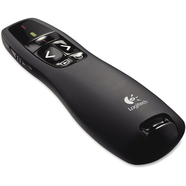 Logitech Wireless Presenter, R400, 4-11/20"Wx1-2/25"Dx1-1/2"H, Black 910001354 - main