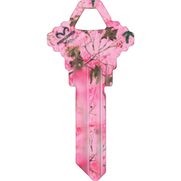 Kaba Ilco Schlage Realtree Paradise Pink Camo Design Decorative Key, SC1 / KCSC1-RT XTRA PARADISE AK00030630 - main