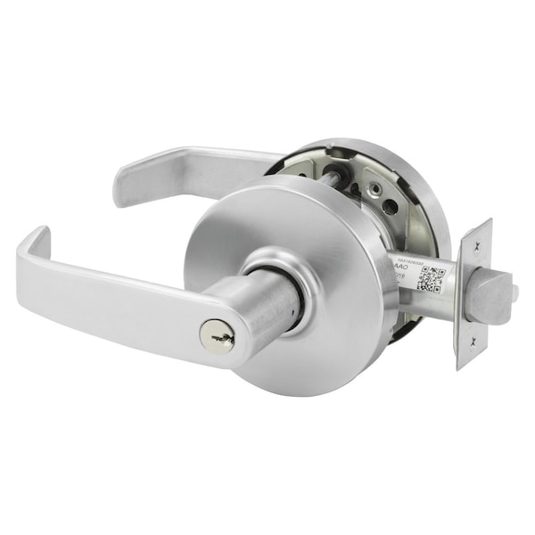 Sargent Grade 1 Classroom Security/Apartment/Exit/Privacy Cylindrical Lock, L Lever, L Rose, Conventional C 10XG16 LL 26D - main