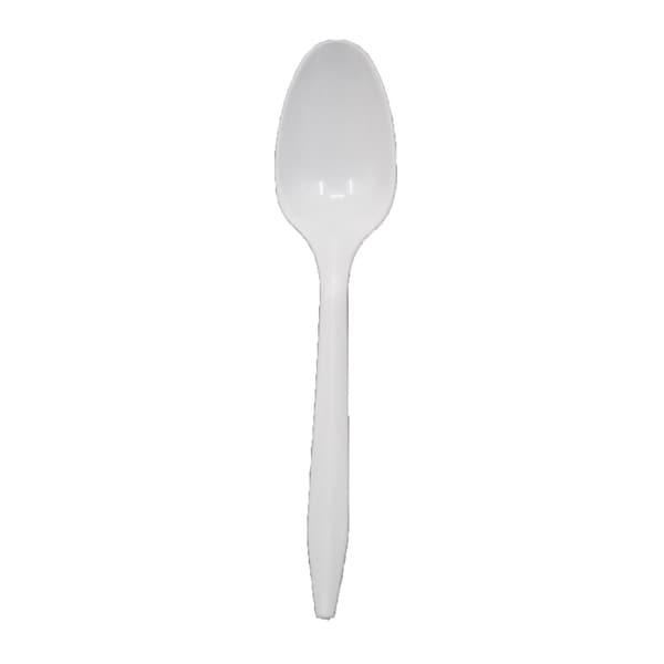 Rdi PP Cutlery Light Weight White Spoon 1000cs, 1000PK F-CT-PP-SPN - main