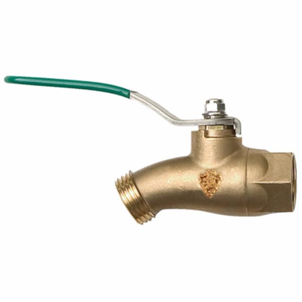 Tool Time 253BVLF 0.5 in. Female Iron Pipe x 0.75 in. Hose Thread, Ball Valve TO572549 - main