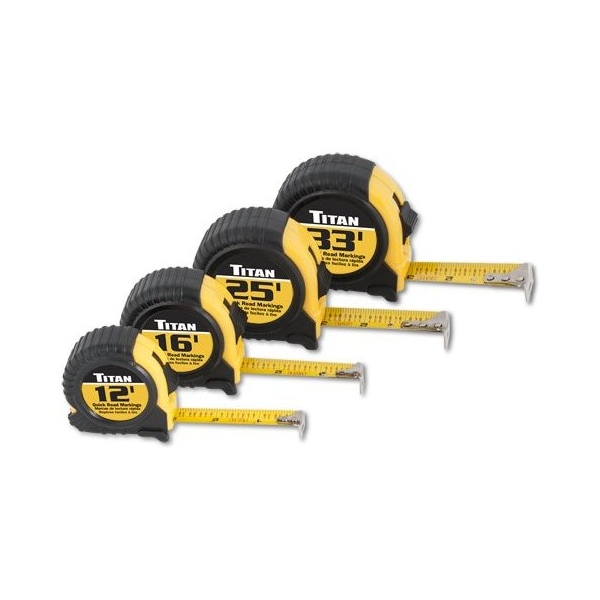 Titan 4PC QK READ TAPE MEASURE SET TL10902 - main