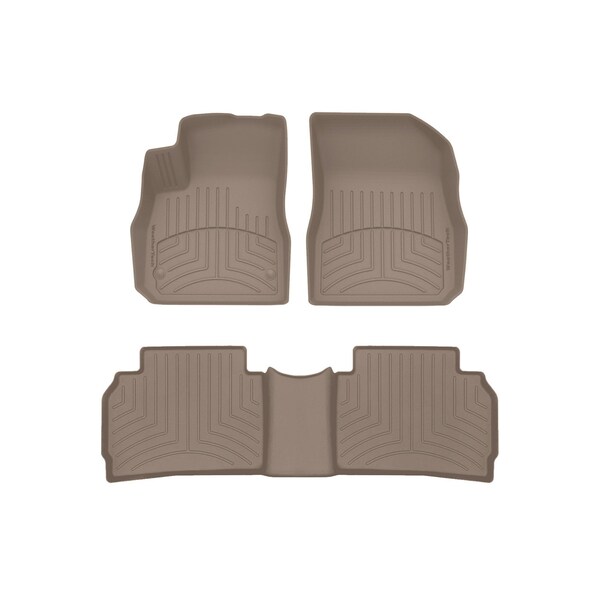 Weathertech Tan, Front and Rear FloorLiner HP 45903-1-2IM - main