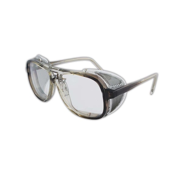 3M 3M F6000 Series 53Mm Smoke Frame Clear Lens Safety Glasses, Standard, PR 34453754 - main
