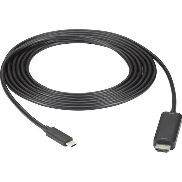 Black Box BLACK BOX USB-C Adapter Cable, USB-C To HDMI 2.0 Active Adapter, 4k60, Hdr, Hdcp 2.2, Dp VA-USBC31-HDR4K-010 - main