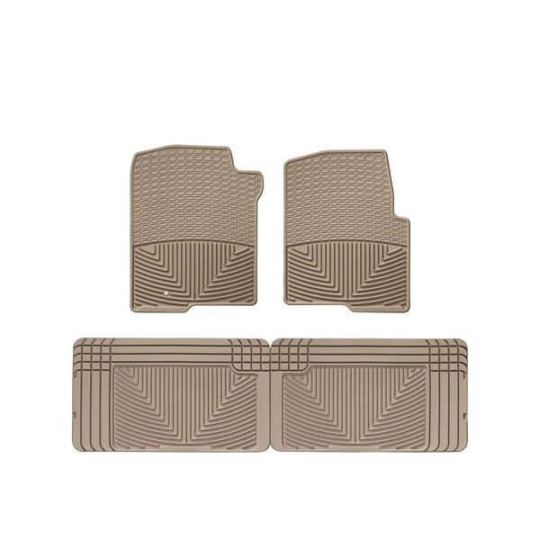 Weathertech Tan, Front and Rear All Weather Floor Mats W42TN-W25TN - main