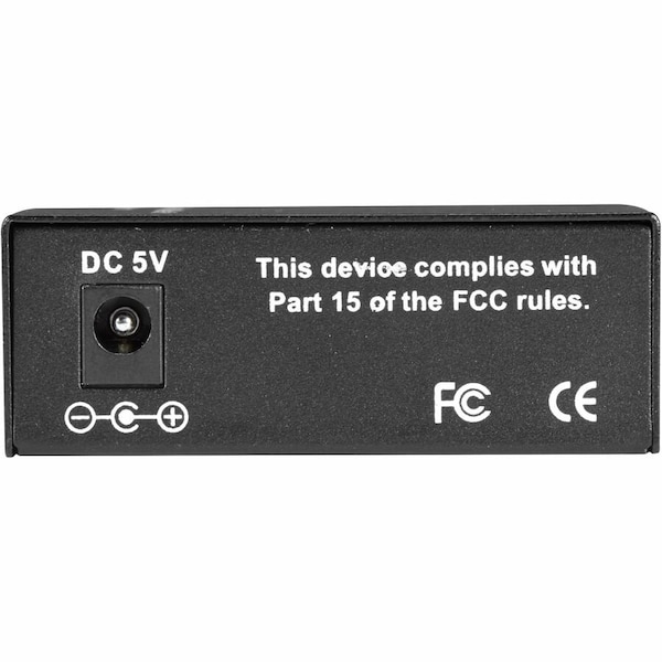 Black Box Black Box Media Converter, Ethernet to Singlemode Fiber SC, 10/100/1000 Mbps LGC212A-R2 - main