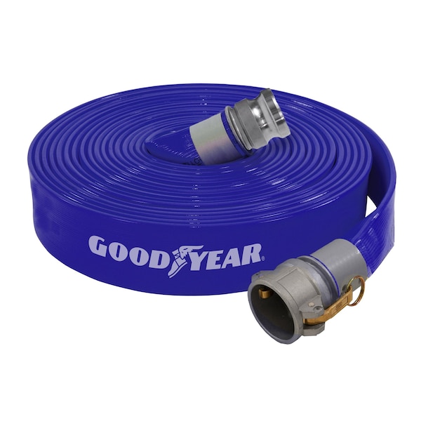 Abbott Rubber 2 ID X 100 FT BLUE PVC DISCHARGE HOSE 1148-2000-100-CE - main
