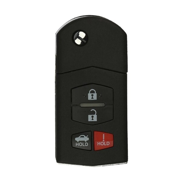 Aks Keys 2009 - 2015 Mazda Flip Key Fob 4B FCC# BGBX1T478SKE12501 - BBM4-67-5RY RC-MAZDA-11C - main