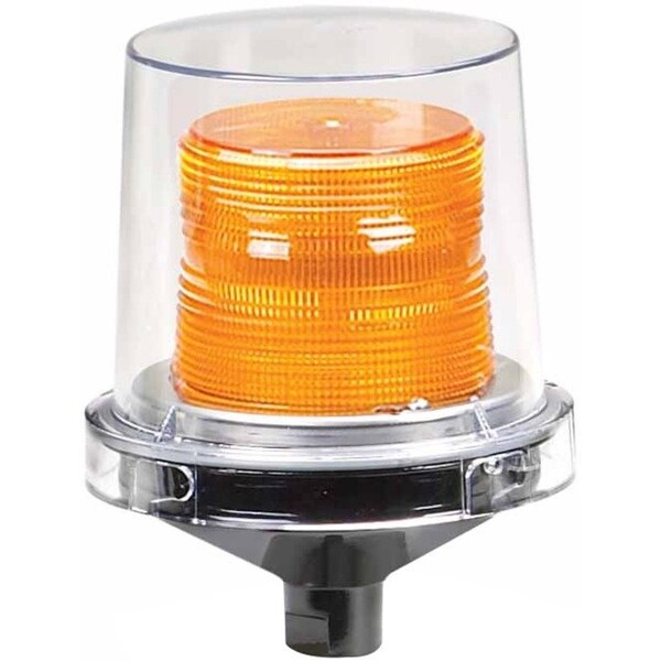 Federal Signal Strobe Light, Amber, Strobe Tube, 24V DC, 80 FPM, 5 1/2 in Dia., 1/2 in NPT Pipe or Surface 224XST-024A - main