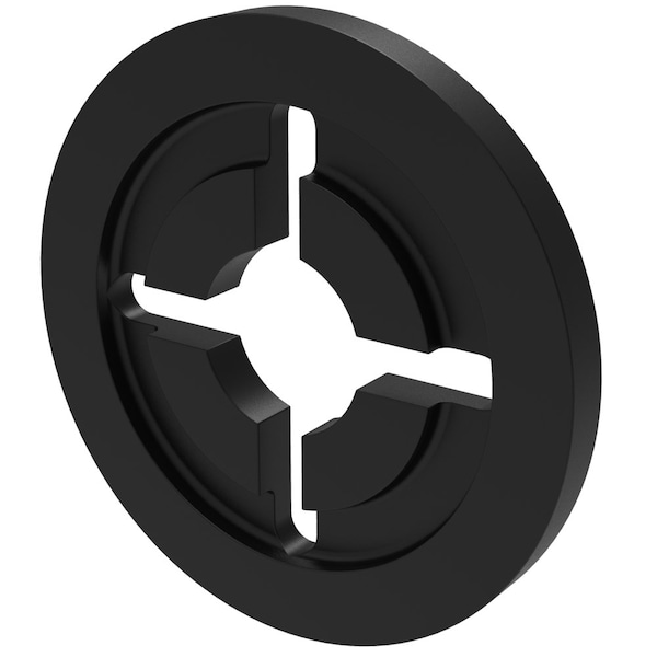 Southco Fast Lead Screw Retainer, Medium Size, Nylon, Black 12-11064-42 - main