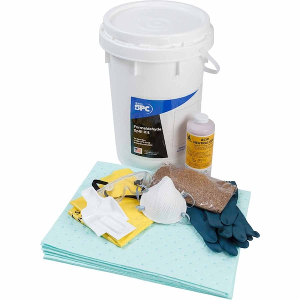 Brady Spill Kit, 9 gal Volume Absorbed per Kit, 6 1/2 gal Capacity, Bucket SK-FORM - main