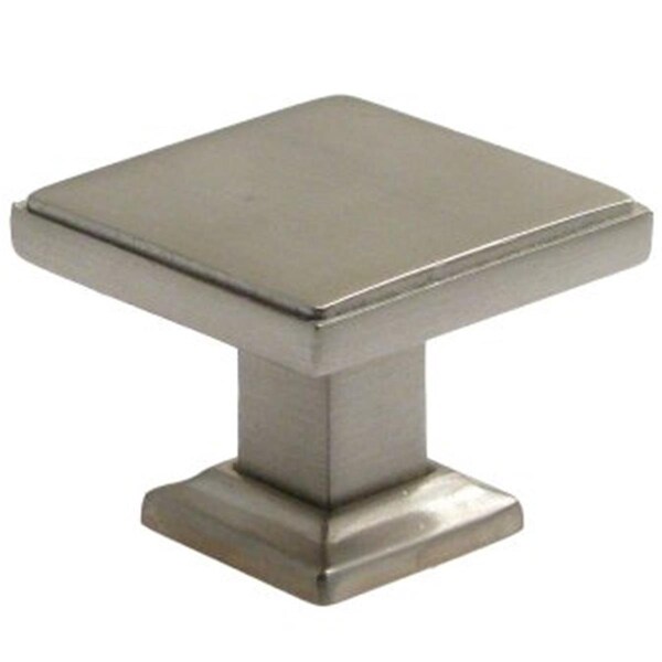 Grandoldgarden Satin Nickel 10.38 In. Square Knob GR680569 - main