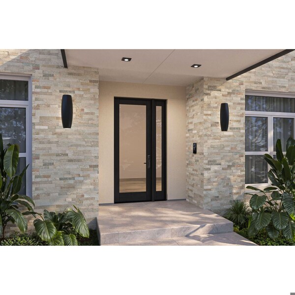 Doornmore G101, 51.5" x 98" ( 36" Door + 12" Side) Left Hand, Mahogany Full Lite Exterior Door G101-SW-3696-G101-SL_1-1_LI - main