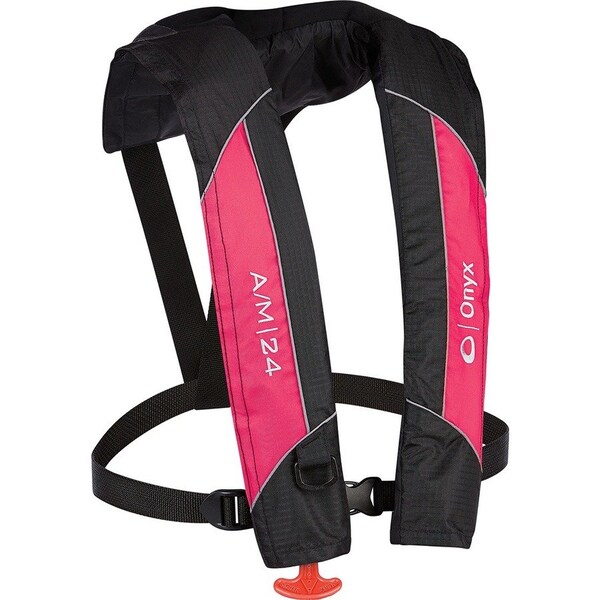 Full Throttle A/M-24 AUTOMATIC/MANUAL INFLATABLE LIFE JACKET (ONYX) 132000-105-004-14 - main