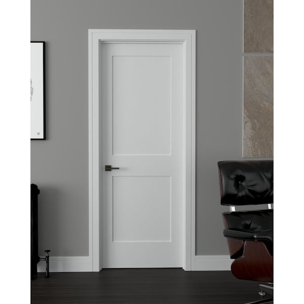 Darpet Shaker Interior Door (2 Panel), 32" x 80" x 1-3/8" thick 2PFLAT6828MDF138 - main