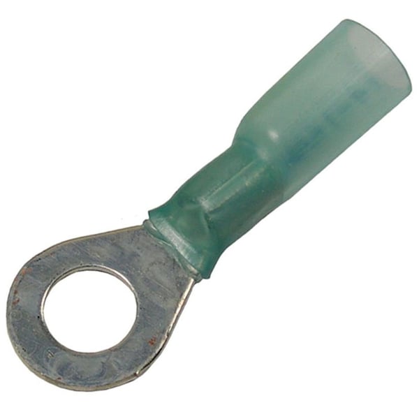 Pico Wiring Accessories Pico Crimp & Heat Shrink Ring Terminal, 1/4in Stud, 16-14 AWG Blue, 5PK 2223PT - main