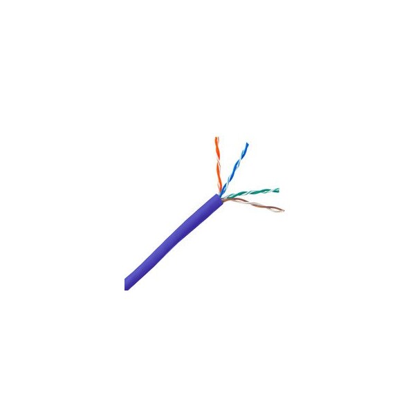 Cable Wholesale Cat5e Purple Copper Ethernet Cable, Stranded, UTP (Unshielded Twisted Pair), POE 10X6-041SH - main