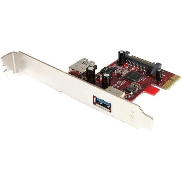 Startech.Com 2 port PCIe USB 3 Card 1x Int 1x Ext PEXUSB3S11 - main