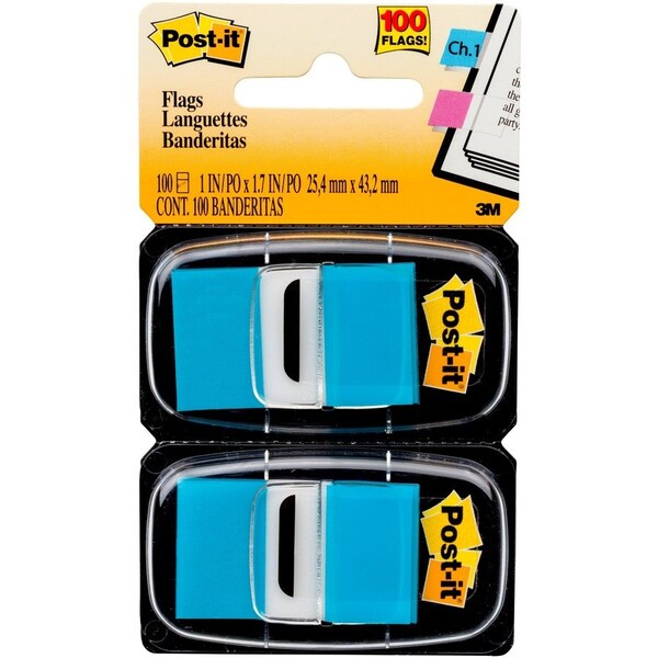 3M Post-it Flags, 1inx1-3/4in, 100PK 680BB2 - main