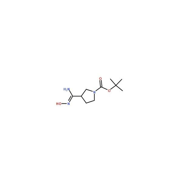 Ak Scientific 1-Boc-3-(N-hydroxycarbamimidoyl)-pyrrolidine (1g), CAS 1226495-49-3 9732AH-1g - main