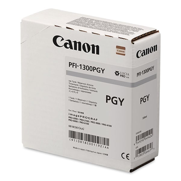 Canon Ink (PFI-1300), Photo Gray 0818C001AA - main