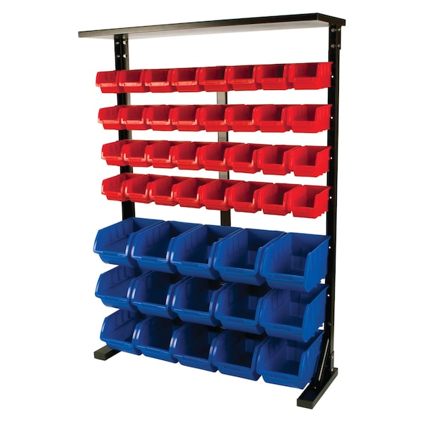 Performance Tool Metal Storage Rack W/Plastic Storage Bins W5193 - main