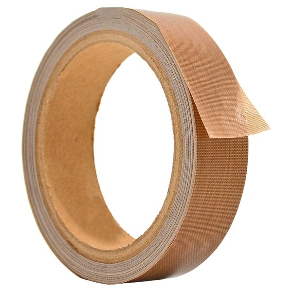 Wod Tape TFE28NA PTFE Fiberglass Cloth Teflon Tape Non Adhesive: 1 in. x 36 yds, 36PK WOD TFE28NA-01000-36-36-BRO - main