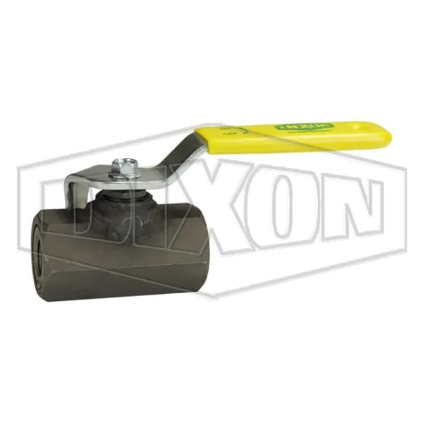 Dixon Ball Valve, 1/4 in Nominal, Carbon Steel Body, Full Port, RPTFE Softgoods IBV25 - main