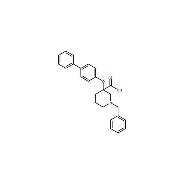 Ak Scientific 1-Benyzl-3-(biphenyl-4-yloxy)-piperidine-3-carboxylic acid (100mg), CAS 1000589-23-0 9559AL-100mg - main